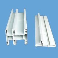 Profilé en plastique extrudé sur mesure de haute qualité, profilé linéaire UPVC pour fenêtre, cadre de porte coulissante, profilé de fenêtre