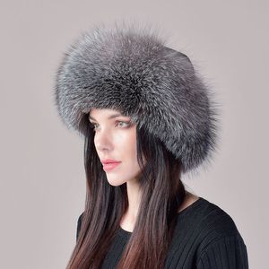 Nouveau chapeau d'hiver russe en fourrure de renard naturelle, chaud, doux, moelleux, véritable fourrure de renard, chapeaux bombardiers luxueux, qualité féminine, fabrication artisanale, véritable fourrure de renard - Product Image 6