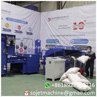 Machine industrielle de soufflage de coussins à faible consommation d'énergie |   Remplisseur de fibres entièrement automatique multi-tension Sojet Kapok 7D-15D Microfibre