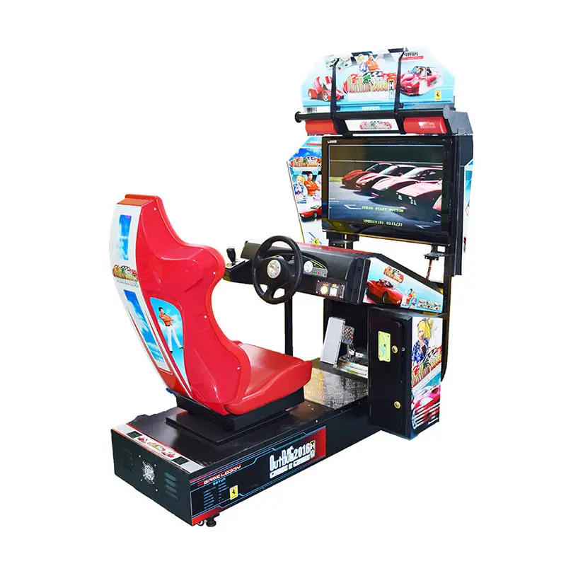 Muntautomaat Gekke Snelheidssimulator Rijden Auto Game Racing Gaming Machine