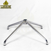 Base de chaise en aluminium 4 étoiles, base pivotante de chaise longue à bascule