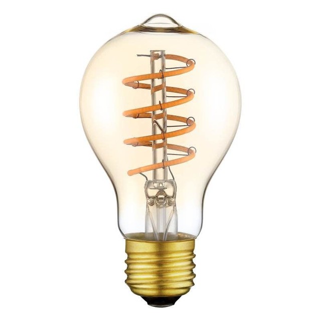 Vintage Bulb LED Lamp A19 Clear Amber A60 4W 2200K Soft Filament Led Light Bulb