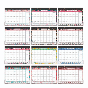 Hot Sale OEM Design A3/A4 Printing Calendar Cheap Price Wholesale Wall Logo Display Promotion Paper Material Calendar