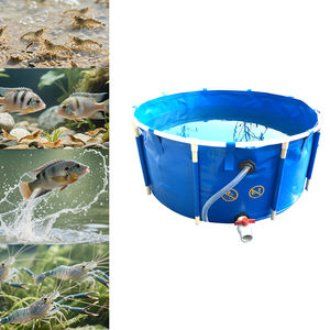 Étang à poissons <span class=keywords><strong>en</strong></span> cercle pliable <span class=keywords><strong>en</strong></span> PVC durable Aquaculture Crevette <span class=keywords><strong>Truite</strong></span> Élevage Réservoir - Product Image 1