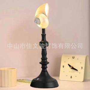 Seashell Table Lamp Led Touch Control <b>Usb</b> Powered <b>Night</b> <b>Light</b> Home Decor Abstract Design E26 Base - Product Image 1