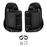 Carénage inférieur ventilé en ABS avec boîtier de haut-parleur de 6,5 pouces, haute qualité, installation facile, compatible avec les modèles Touring Road King Glide
