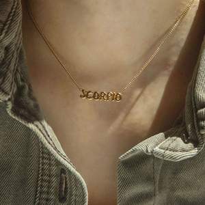 Trendy Sterbord Sieraden 18K Goud Pvd Roestvrij Staal Stereoscopische Dierenriem Hanger Ketting Voor Geschenken - Product Image 2