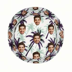 Custom Photo Bucket Hat for Women Fashionable Summer Beach Travel Cap with Tropical Tree and <b>Leaf</b> Cartoon Pattern for Fishing - Product Image 4