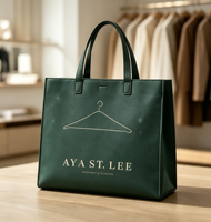 Sacs fourre-tout écologiques en non-tissé avec boutons pression, logo personnalisé disponible, sacs de courses réutilisables pour vêtements, chaussures et accessoires