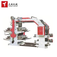Imprimante flexographique disponible pour entretenir des machines outre-mer automatique multicolore série quatre six couleurs machine d'impression flexo