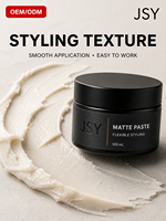 Pâte coiffante mate 100 ml pour hommes – Fixation souple, fini mat, coiffage facile, texture cire-gel – Marque privée OEM ODM Vente en gros