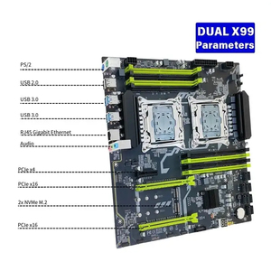 เมนบอร์ด X99 แบบ Dual Channel ชิปเซ็ต C612 สำหรับเล่นเกมบนเดสก์ท็อป เมนบอร์ด X99 รองรับแรม Ddr4 พร้อมเมนบอร์ด 2680V4 - Product Image 6