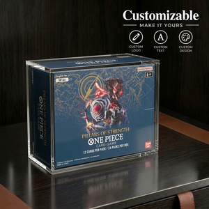 Espositore in Acrilico per Booster Box One Piece, Protezione Trasparente Resistente ai Raggi UV con Coperchio Magnetico per Collezione OP-03 TCG - Product Image 1