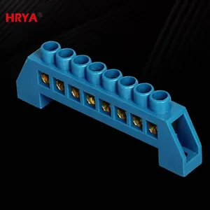 Copper Bus Bar Terminal Blocks with Ul94-V0 Certification Made from Durable Pp and Pa Materials Ce and RoHS Certified