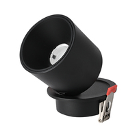 Downlights LED modernes encastrés en aluminium réglables pour intérieur, anti-éblouissement, avec angles réglables