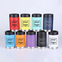 Thermos en acier inoxydable 304 de 12 oz, isolation sous vide, maintien au chaud de 6 à 12 heures, design minimaliste moderne, anti-chute
