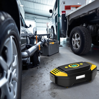 Compresseur d'air numérique pour voiture, gonfleur de pneus filaire, mini compresseur d'air portable, compresseur de pneus de voiture DC 7.4V, pompe à pneus