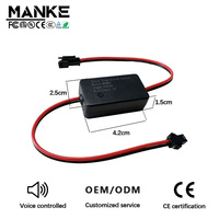 Interrupteur à capteur sonore pour bande LED 12V 5A, contrôle intelligent marche/arrêt pour armoire et placard