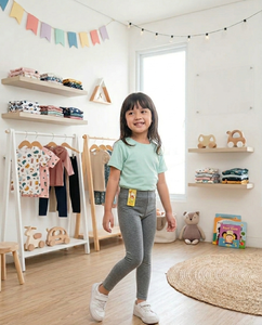 Leggings Premium Suaves y Elásticos para Niños, Pantalones Largos con Cintura Elástica Cómoda para Niños Pequeños, para Deportes, Escuela, Oración y Uso Diario - Product Image 5