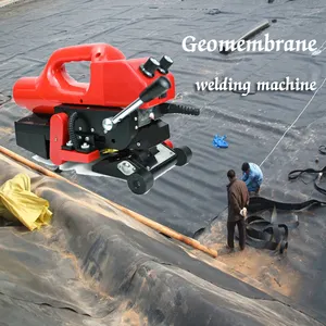 Geomembran baraj liner depolama kaynakçı makinesi için FS-B küçük el plastik kaynak makinesi