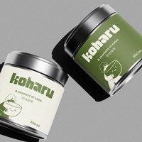 Boîte en métal ronde pour matcha, qualité alimentaire, double couvercle hermétique, conteneur de stockage de poudre de thé vert, personnalisable et exclusif, vente en gros