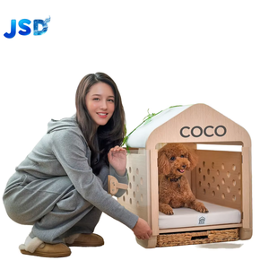 All Seasons <strong>Comfortable</strong> Solid Wood Cat/<strong>Dog</strong> Kennel Nest Style Pet <strong>House</strong> Button Closure Modern/Antique Furniture for Small Pets - Product Image 1