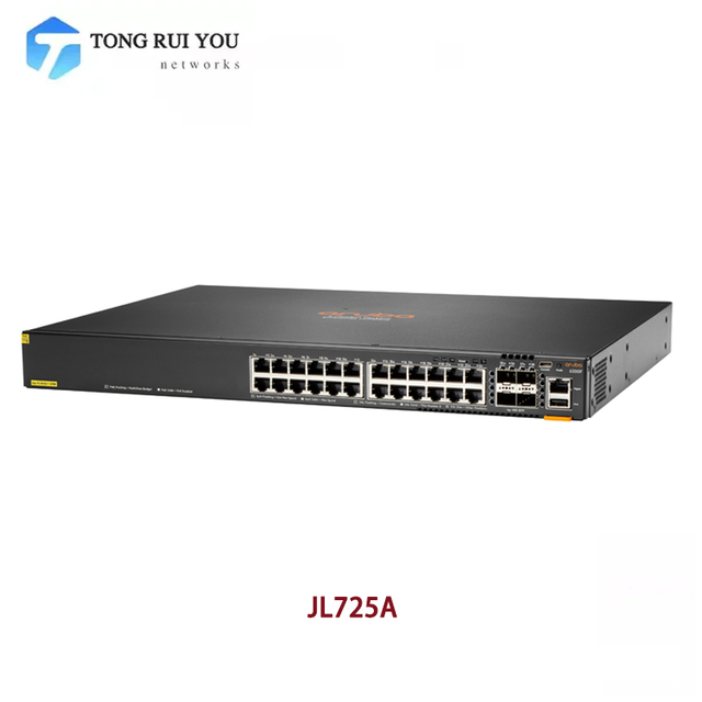 New Original JL725A 6200F Network Switch 24G CL4 4SFP+370W with SNMP and QoS Function