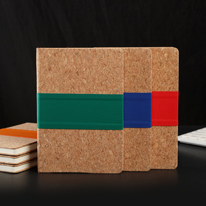 Cuaderno con tapa de corcho A5 al por mayor, promoción con logotipo personalizado, diario, libros de notas para regalos de oficina y negocios - Product Image 2