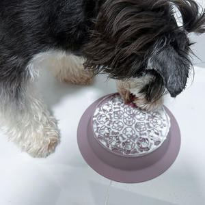 Hot selling <b>silicone</b> dog licking bowl interactive <b>silicone</b> pet slow feeder - Product Image 3