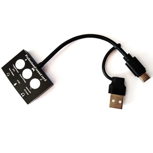 Tarjeta de sonido USB con tipo C para teléfono móvil, ordenador, transmisión en vivo, juegos, karaoke, reproducción de música, multifunción - Product Image 2