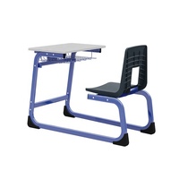 Meubles de classe, bureau et chaise d'élève, ensemble moderne de bureau et de chaise pour l'éducation scolaire