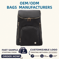 Sac à dos décontracté en nylon personnalisé pour l'extérieur, résistant à l'eau, multi-poches, avec compartiment pour ordinateur portable et attache pour bagage, idéal pour les voyages