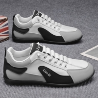 Nouvelles Chaussures Décontractées Homme Printemps 2026 – Tendance Jeunesse, Polyvalentes, Basses, à Bout Pointu, Durables, en PU et Tissu, Style Sportif et Moderne