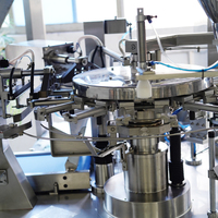 Machine de remplissage et de scellage automatique électrique rotative à 8 stations pour sachets plats préformés à fermeture éclair, pochettes Doypack et films papier
