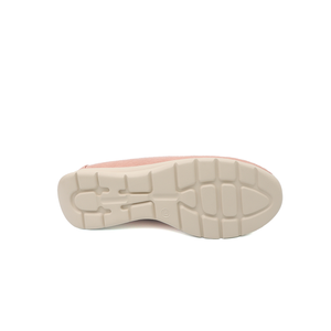 Mocassins pour femmes personnalisés OEM ODM, texture tissée rose, ornés de métal - Product Image 6