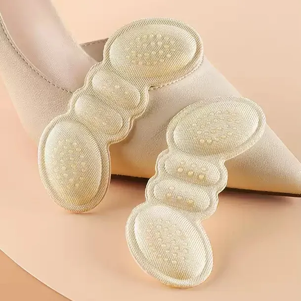 2pcs उमड़ना स्पंज एड़ी पैड सैंडल उच्च एड़ी के जूते समायोज्य Antiwear Insoles पैर आवेषण के लिए धूप में सुखाना ऊँची एड़ी के जूते पैड रक्षक