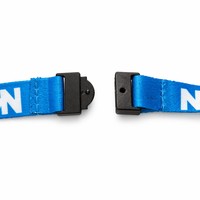 Lanière personnalisée avec logo par sublimation, impression sérigraphique, jacquard uni blanc pour porte-badge et porte-clés