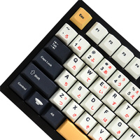 Personality GMK Matsu Keycaps Pbt 129 Keys Dye-Sub Cherry Profile Keycap for 87/104/108 Mx Switch Mechanical Keyboard