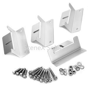 Support de montage solaire en aluminium anodisé pour l'installation de panneaux solaires sur les toits de camping-cars et de bateaux - Product Image 1