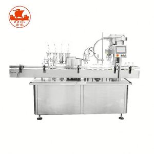 Machine de remplissage et de capsulage de petites bouteilles en verre à perfusion rotative verticale de 20 à 500ml automatique - Product Image 1