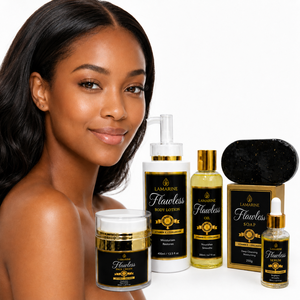 Ensemble de soins de la peau de luxe biologique à la collagène et à la vitamine C, avec lotion pour le corps et crème réparatrice pour le visage, pour un soin nourrissant - Product Image 2