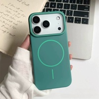 Neue Farbige Magnetische Handyhülle für iPhone 17 11 12 13 14 15 16 Pro Max Plus Matt Ultradünne Harte PC Stoßfeste Schutzhülle