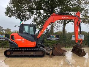 Excavatrice Kubota Kx080 d'occasion, originale du Japon, excavatrice sur chenilles d'occasion à vendre - Product Image 1