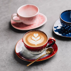 แก้วกาแฟเซรามิคลายการ์ตูนทันสมัยสุดหรู ความจุ 401-500 มล. ใช้กับเครื่องล้างจานและไมโครเวฟได้ เหมาะสำหรับใช้ที่บ้าน ที่ทำงาน หรือในงานปาร์ตี้ - Product Image 4