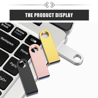 Memoria USB Metálica Mini Personalizada con Logotipo Promocional al por Mayor, USB 3.0, Garantía de 1 Año, Velocidad de Lectura de 15-25 MB/s, Opciones Multicolor