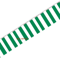 Guirlande de mini-drapeaux de la Martinique pour la décoration de fêtes scolaires, salles de classe et événements sportifs