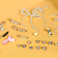 30 pièces de boucles de lacets en alliage métallique avec pierres de cristal et strass, accessoires et décorations pour chaussures, breloques pour femmes