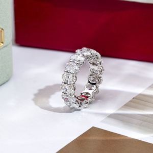 Selecciones Destacadas de Personalización Anillo de Compromiso de Boda de Diamantes Eternidad de Laboratorio con Forma de Fantasía IGI - Product Image 3