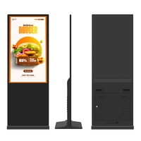 55 pouces Floorstand LCD publicité affichage Android système d'exploitation LCD Digital Signage écran tactile LCD affichage
