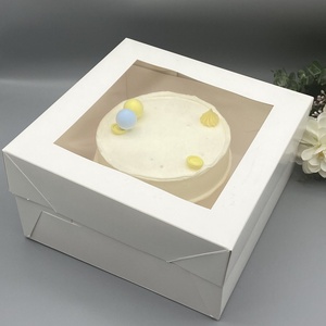 High Quality 4 Inch Cake <b>Box</b> Party Paper Square Disposable Food Cake <b>Box</b> - Product Image 6